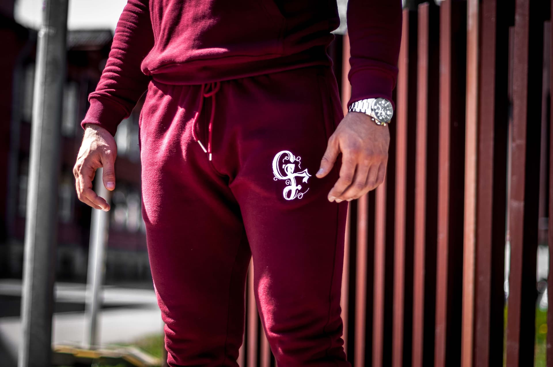 Burgundy GF Sweatpants